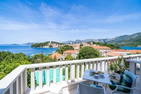 Location appartement à Cavtat, Apartments & Rooms Mara & Petrunjela - Double or Twin Room with Sea View
