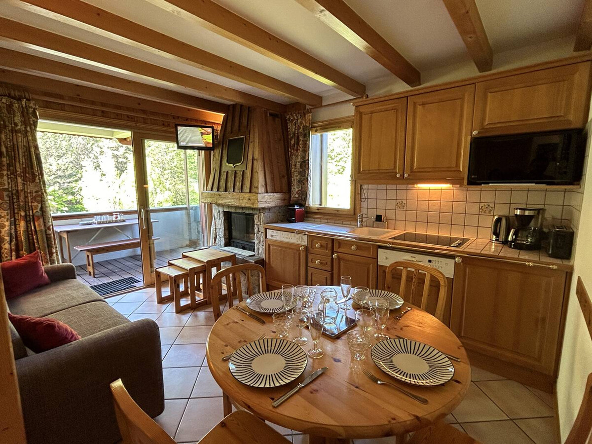 Appart 4 pers. Méribel : balcon vue, cuisine équipée - Photo 1
