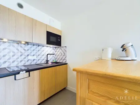 Studio 26 m² rénové, terrasse sud, 200 m des pistes : photo 4