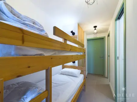Studio 26 m² rénové, terrasse sud, 200 m des pistes : photo 6