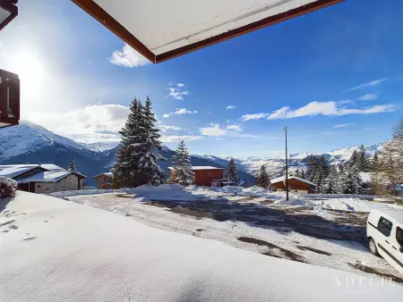 Studio 26 m² rénové, terrasse sud, 200 m des pistes : photo 9