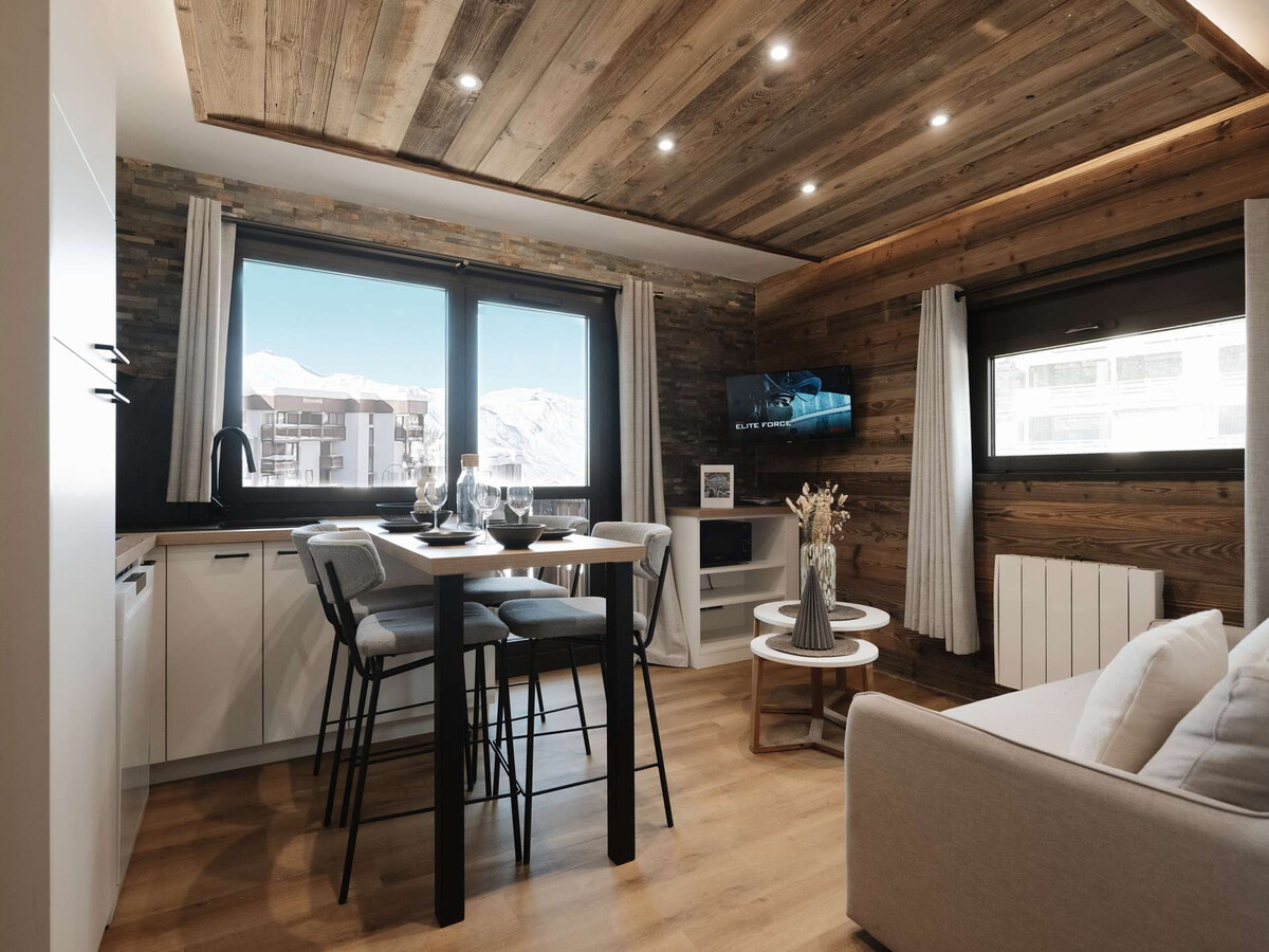 Appart 4 pers rénové, accès direct pistes à Val Thorens - Photo 2