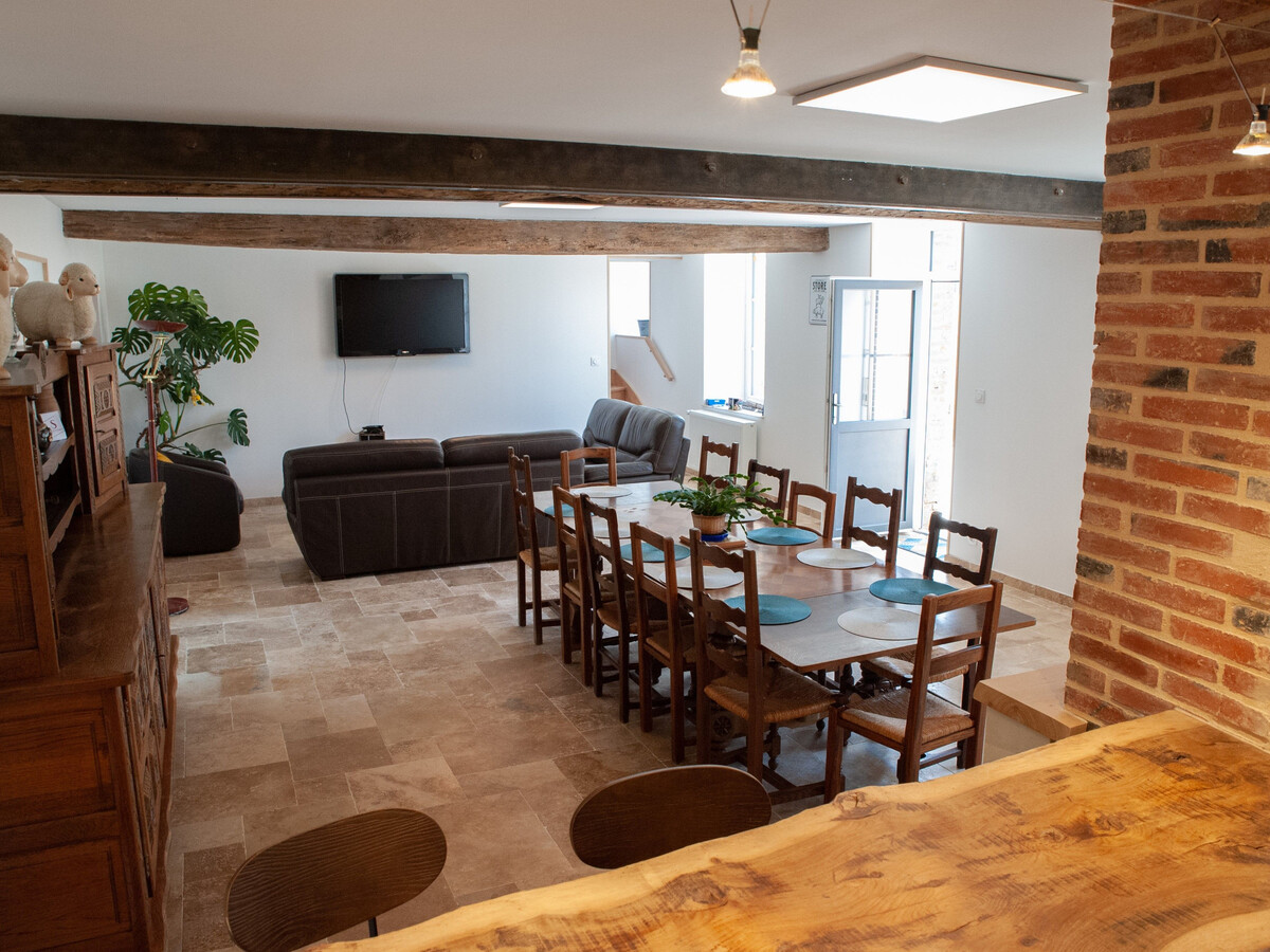 Gîte de la Bergerie : 14 personnes, 300 m², jardin et jeux - Photo 15
