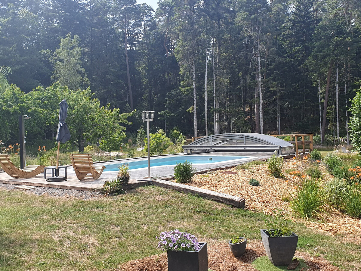 Gîte forêt avec piscine et terrasse à Saint-Rémy - Photo 13