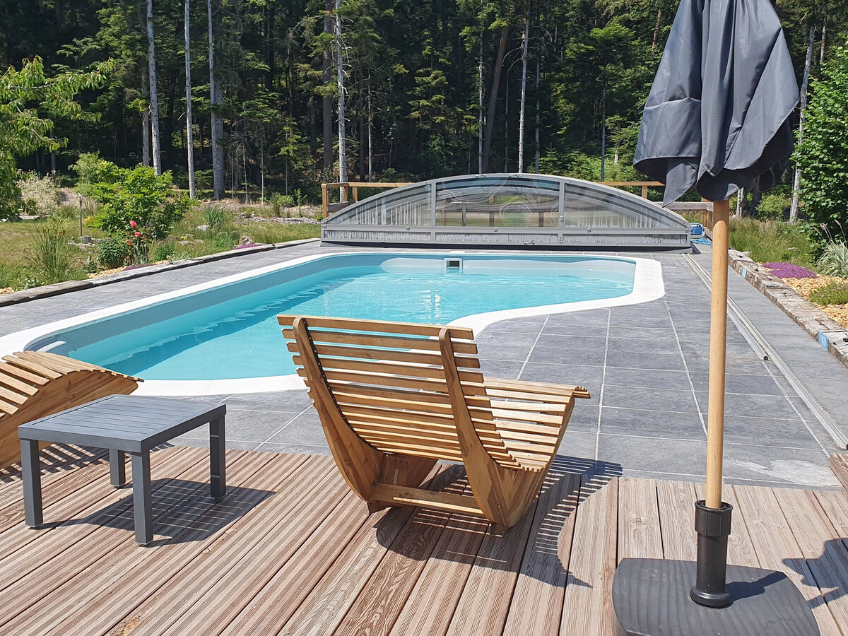Gîte forêt avec piscine et terrasse à Saint-Rémy - Photo 14