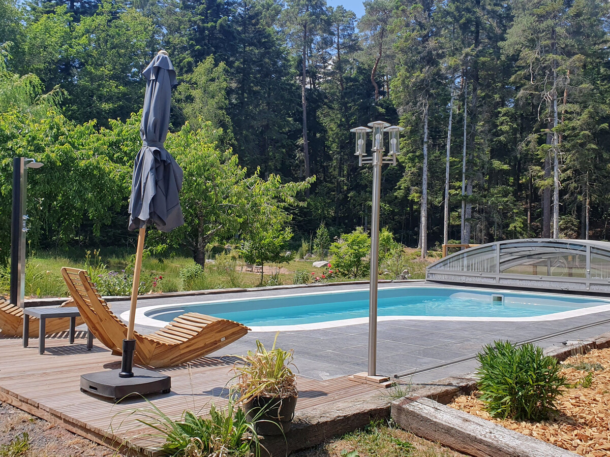 Gîte forêt avec piscine et terrasse à Saint-Rémy - Photo 15