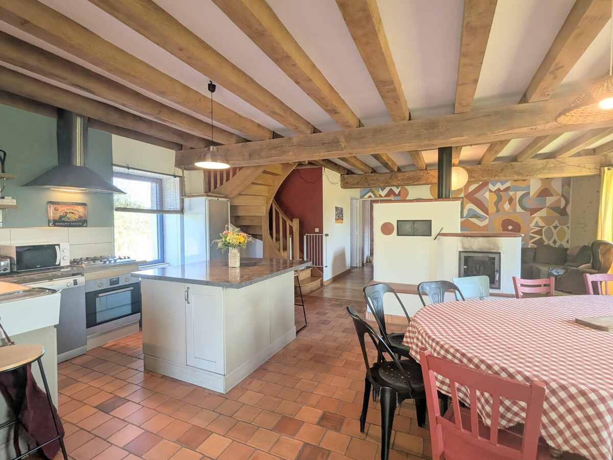 Deux maisons berrichonnes pour 16 personnes à Thenay - Photo 2