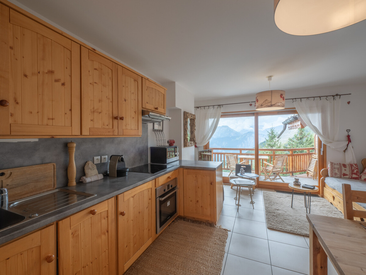 Appartement savoyard 6 pers. au Vieil Alpe, balcon sud - Photo 6