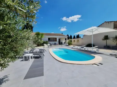 Villa Parasar avec piscine privée et cuisine d'été à Saint-Nazaire-d'Aude : photo 3