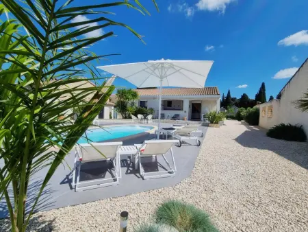 Villa Parasar avec piscine privée et cuisine d'été à Saint-Nazaire-d'Aude : photo 5