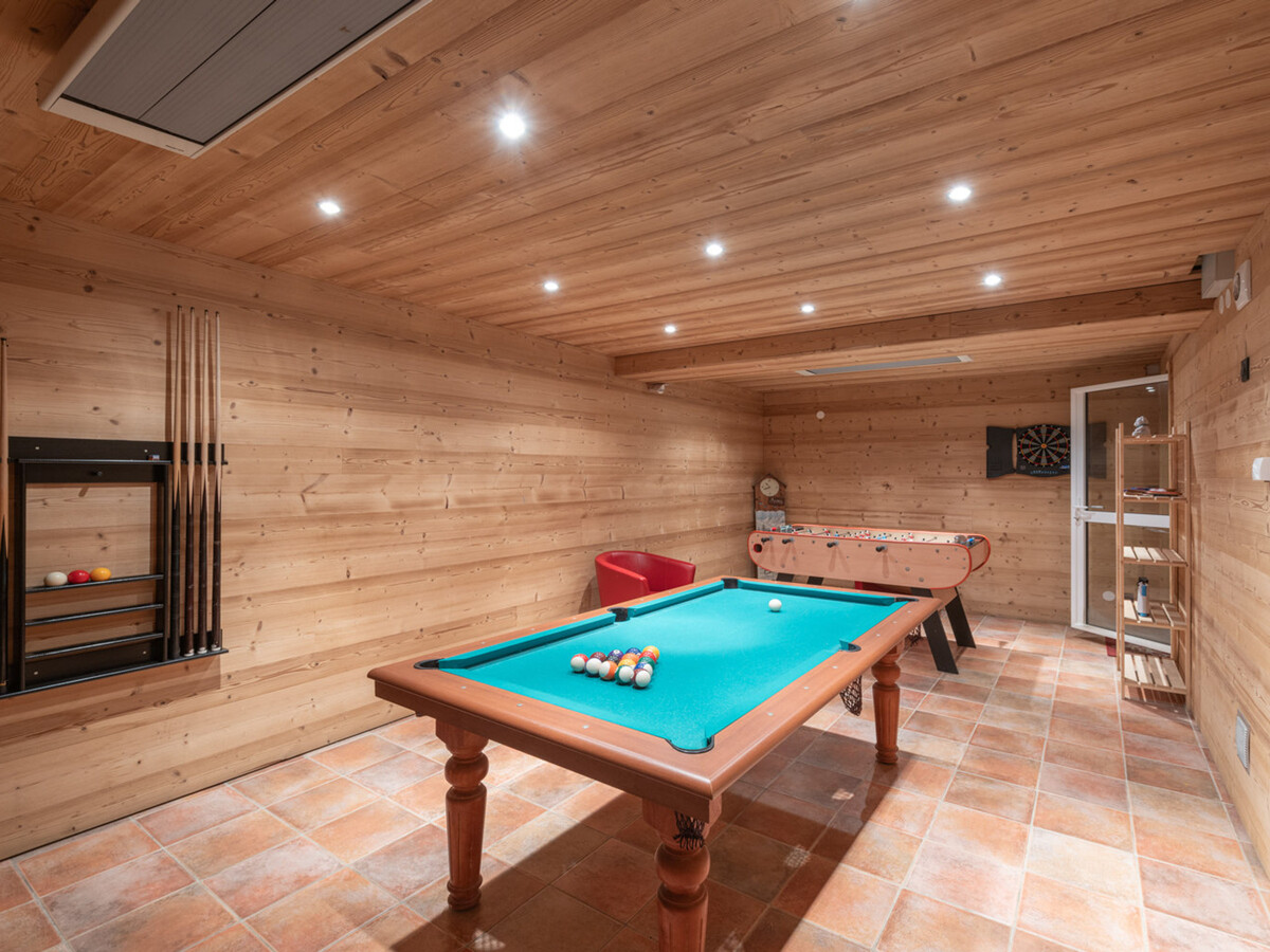 Chalet 178m² pieds des pistes avec salle de jeux et hammam - Photo 14