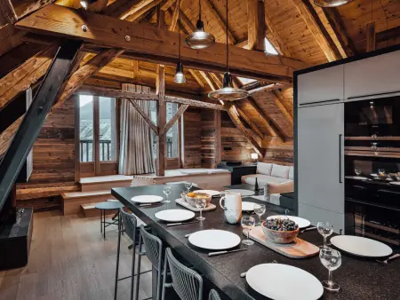 Location appartement à Le Monêtier les Bains, Appartement Duplex Contemporain 8 Pers. au Casset