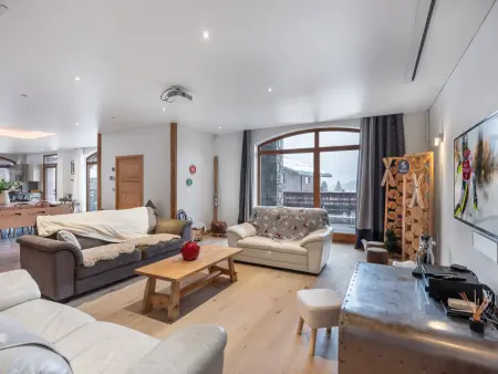 Location appartement à Les Saisies, Loft spacieux avec spa, piscine, salle de sport et parking