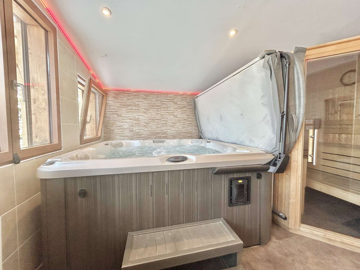 Chalet 10 pers. spa, sauna et cheminée à Notre-Dame-de-Bellecombe - Photo 28