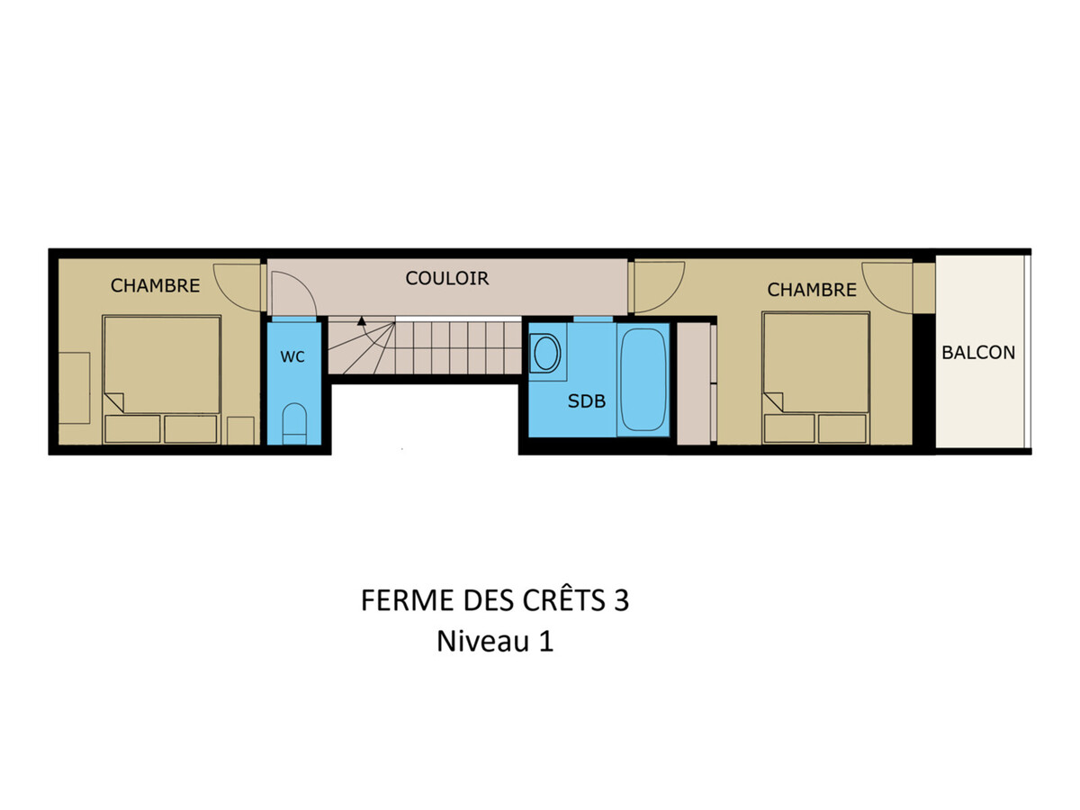 Duplex 4★ La Ferme des Crêts, 8 pers, 500 m pistes - Photo 15