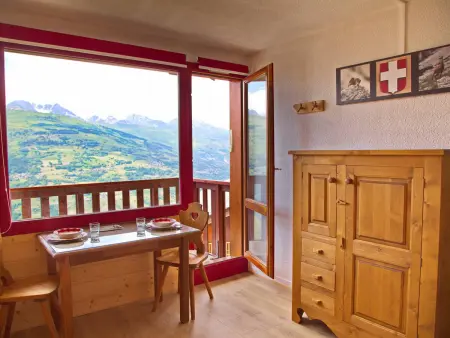 Location appartement à La Plagne Tarentaise, Studio cosy pour 2 personnes avec balcon à La Plagne, proche pistes