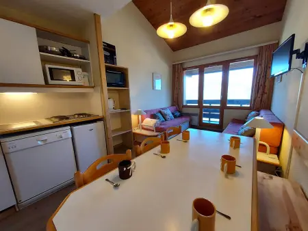 T2 6 pers avec balcon vue Mont Blanc à La Plagne Tarentaise : photo 3