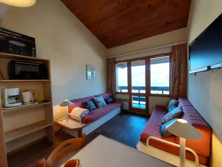 T2 6 pers avec balcon vue Mont Blanc à La Plagne Tarentaise : photo 9