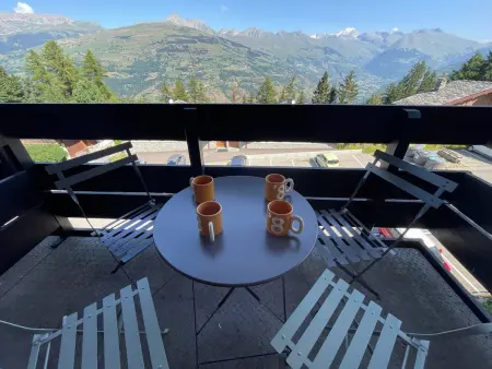 T2 6 pers avec balcon vue Mont Blanc à La Plagne Tarentaise : photo 13