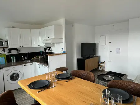 Appartement 2 pièces cabine Cabourg, balcon sud près de la plage : photo 6