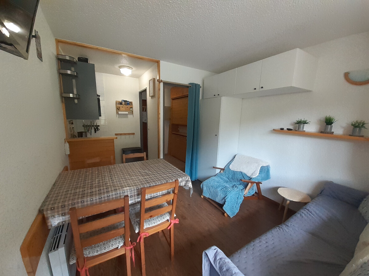 Studio 3 pers Valfréjus, 20m télécabine, balcon sud - Photo 1
