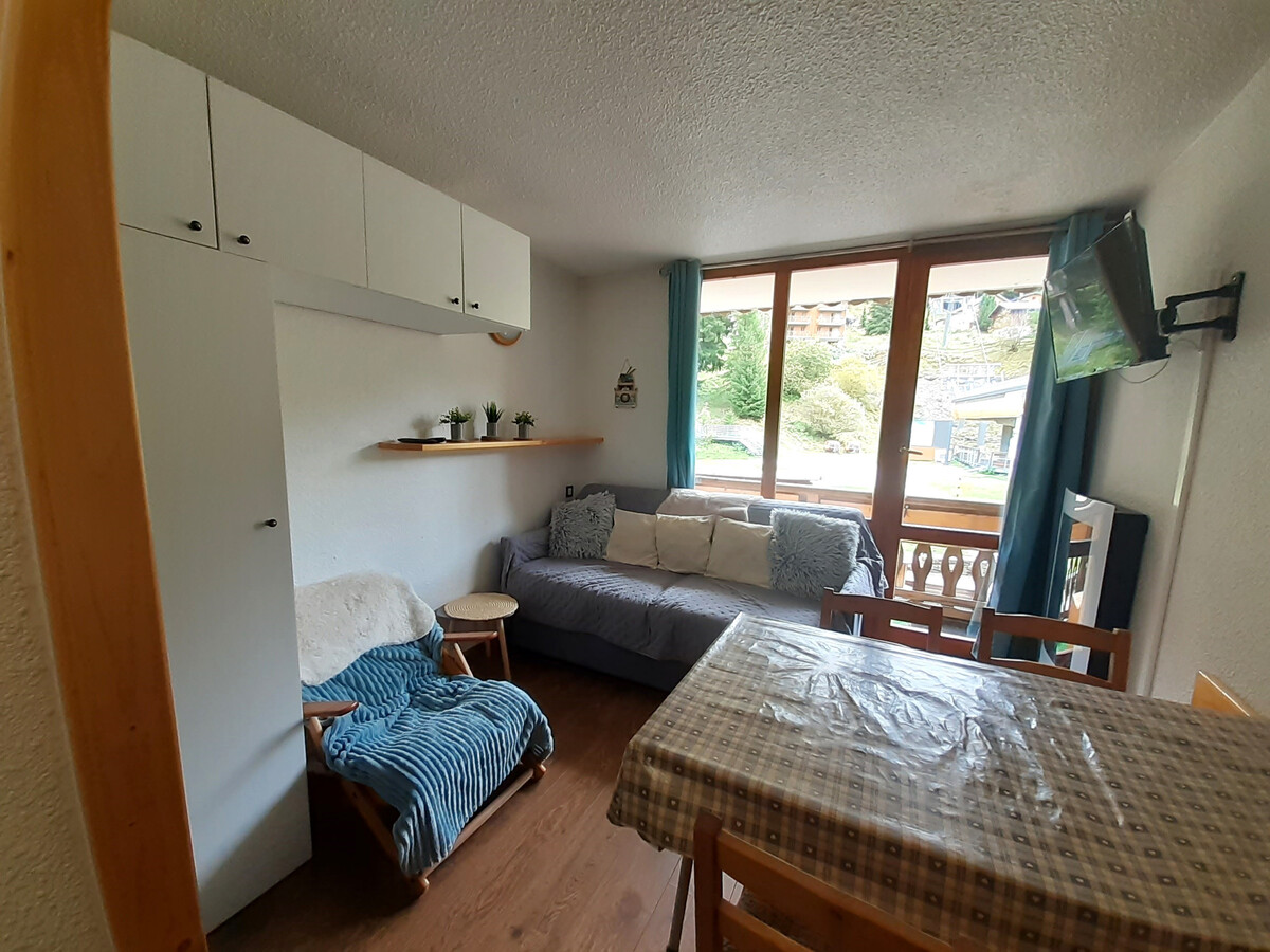 Studio 3 pers Valfréjus, 20m télécabine, balcon sud - Photo 3