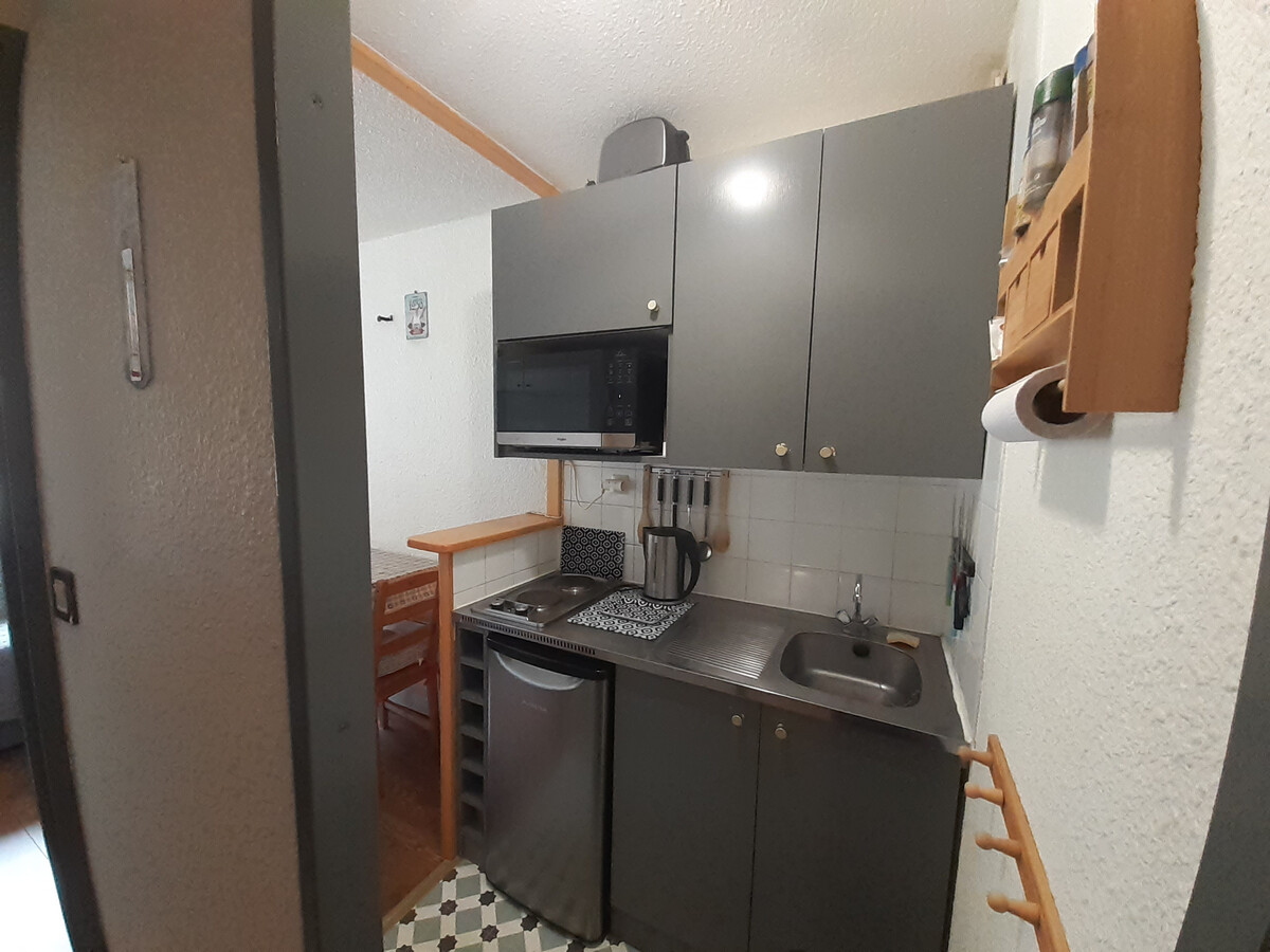 Studio 3 pers Valfréjus, 20m télécabine, balcon sud - Photo 5