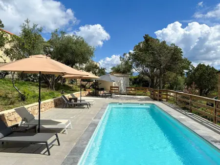 Villa en pierre avec piscine privée à 100 m de la plage, Olmeto : photo 19