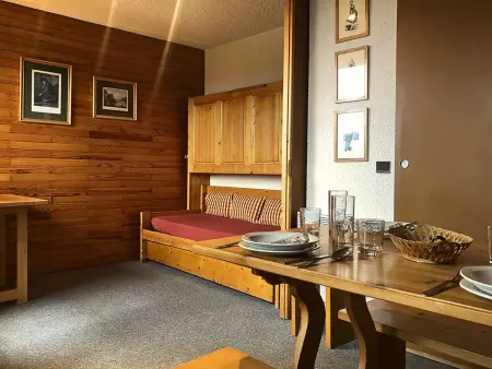 Location appartement à Les Avanchers Valmorel, Studio divisible avec balcon, proche des pistes et commerces