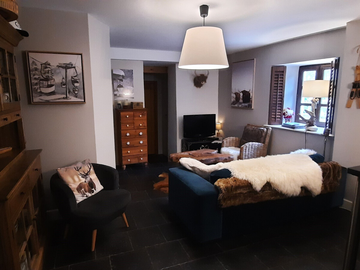 Apt 6 pers, 1 chambre, terrasse & jardin à Valloire - Photo 1