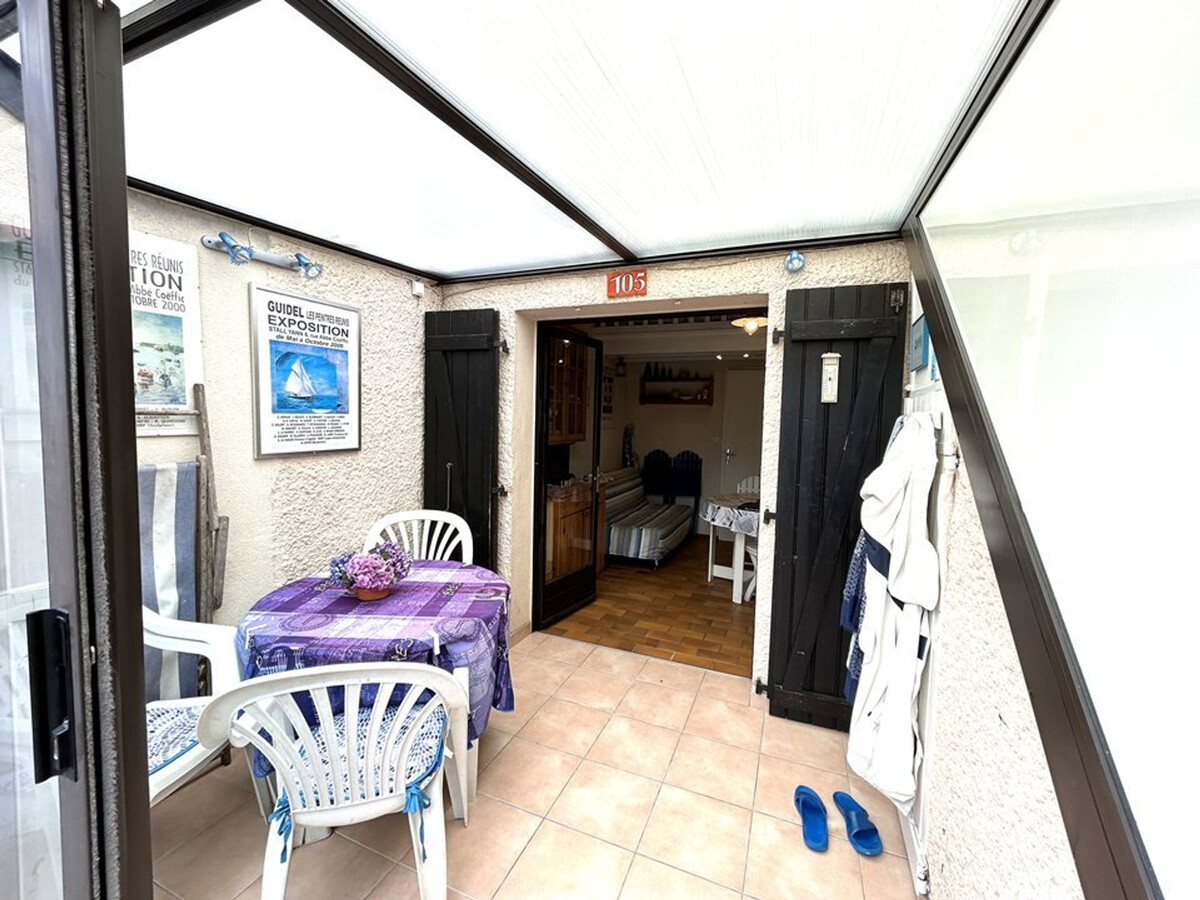 Maisonnette 2 chambres avec véranda, piscine chauffée à Guidel - Photo 15