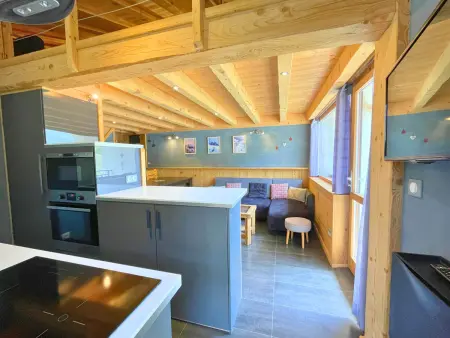Duplex 3 pièces aux Ménuires, balcon Sud-Ouest, 6 pers : photo 4