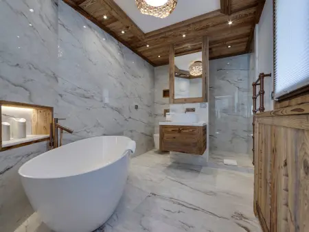 Chalet 6 chambres skis aux pieds, piscine et sauna : photo 10