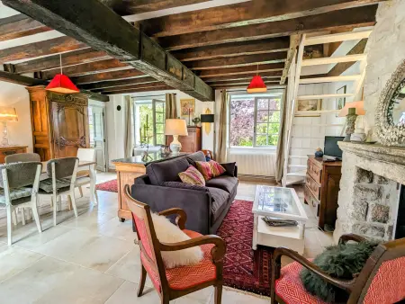 Gîte 6 pers. en Berry avec jardin, cheminée et terrasse - Photo 5
