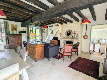 Gîte 6 pers. en Berry avec jardin, cheminée et terrasse - Photo 6