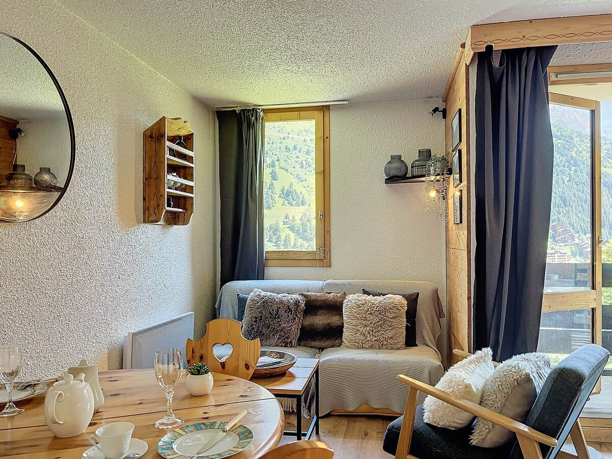 Studio 27 m² rénové face aux pistes à Méribel - Photo 1