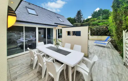 Maison 7 pers. avec piscine couverte chauffée à Moëlan : photo 12