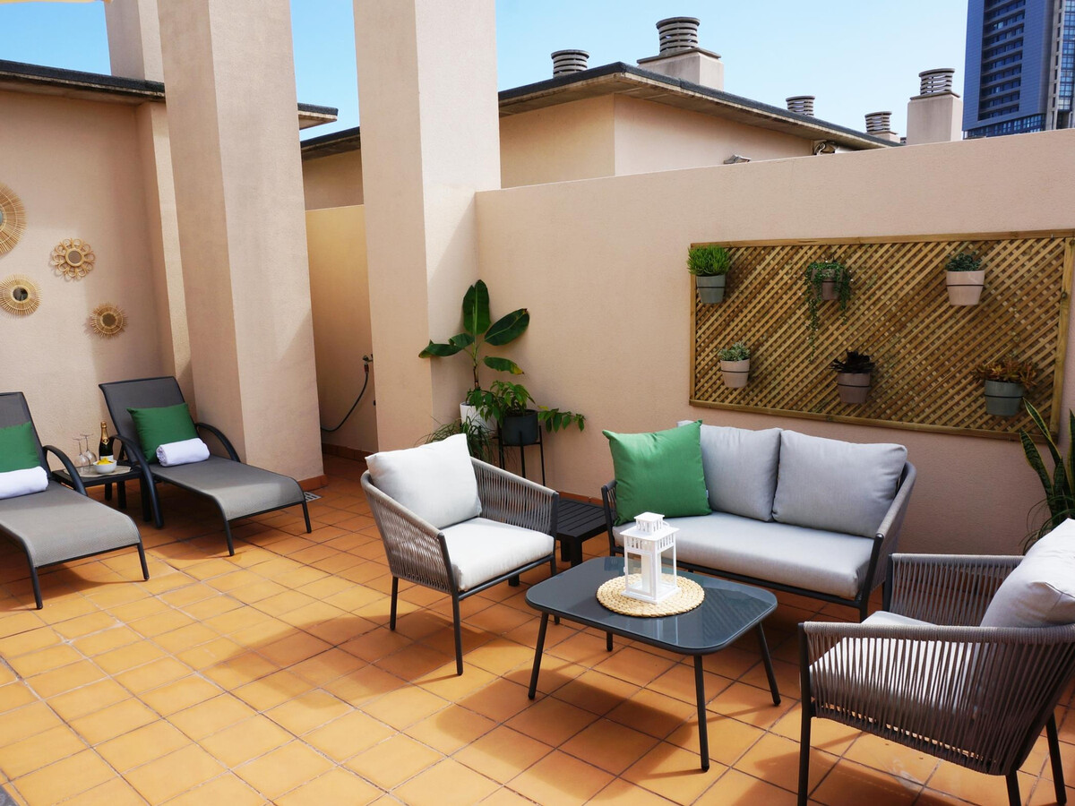 Appartement 2 chambres avec terrasse sur toit à Santa Cruz - Photo 1