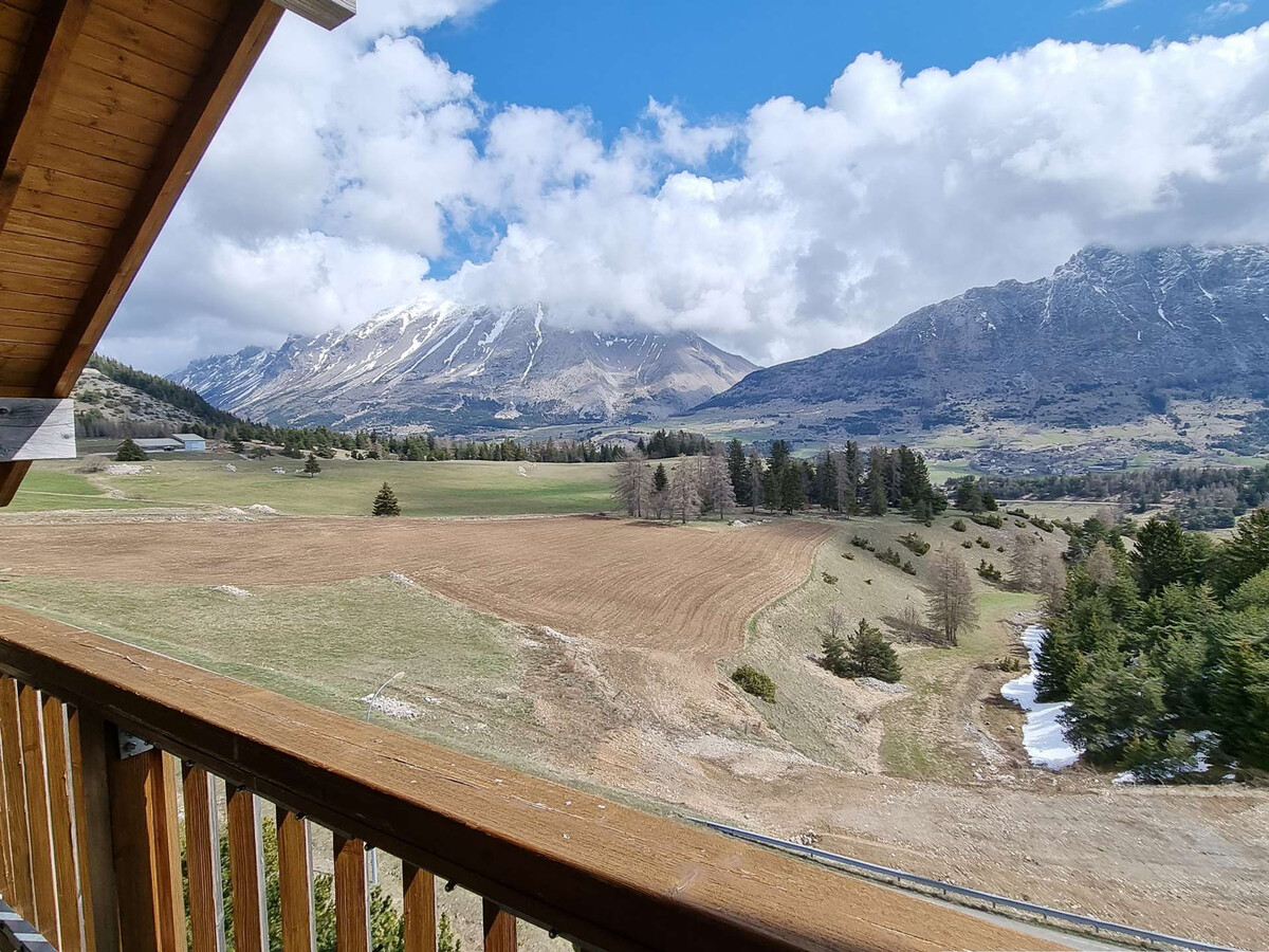 Appartement 4 pers au Dévoluy, 250m pistes, balcon vallée - Photo 1