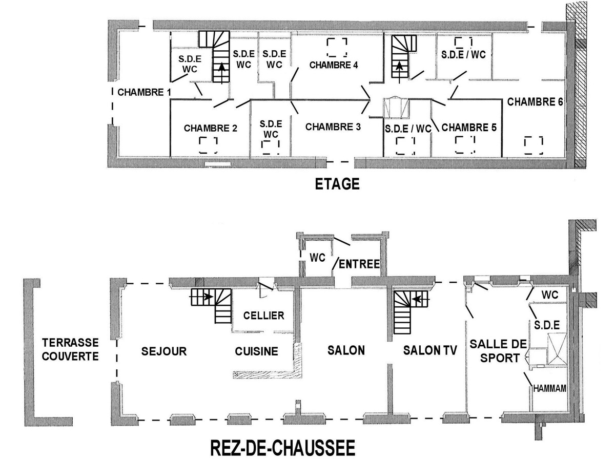 Longère rénovée 300m² spa, salle de sport, billard à Varades - Photo 31