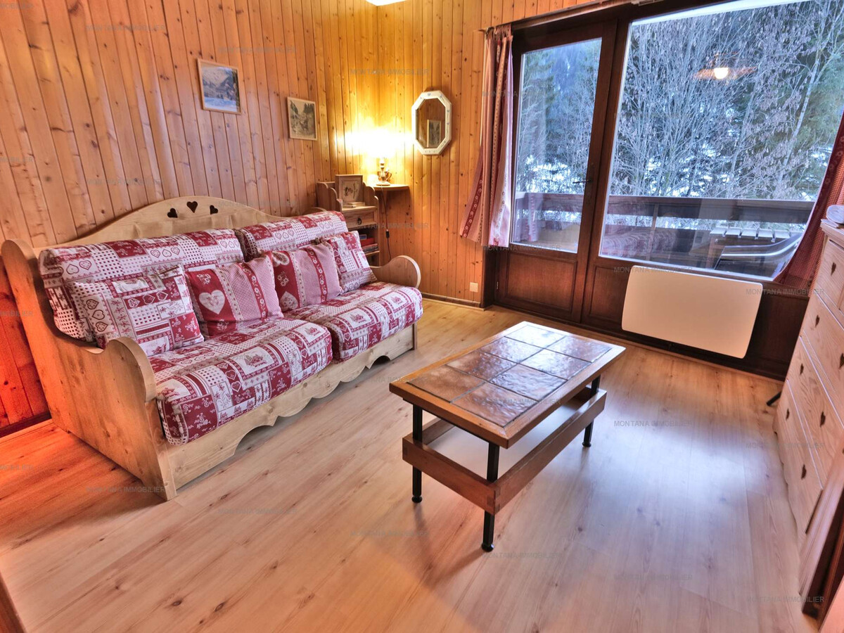Studio 4 pers. avec balcon et vue au Grand-Bornand - Photo 1
