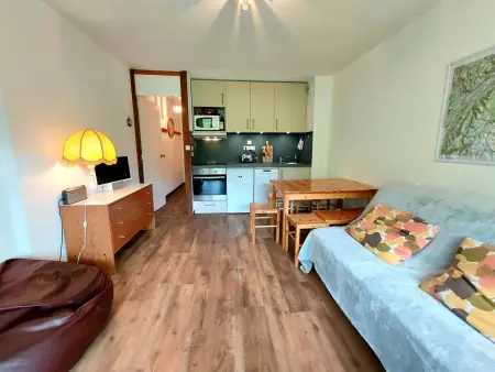 Location appartement à La Plagne, Appartement confortable avec balcon ensoleillé, proche des pistes, La Plagne