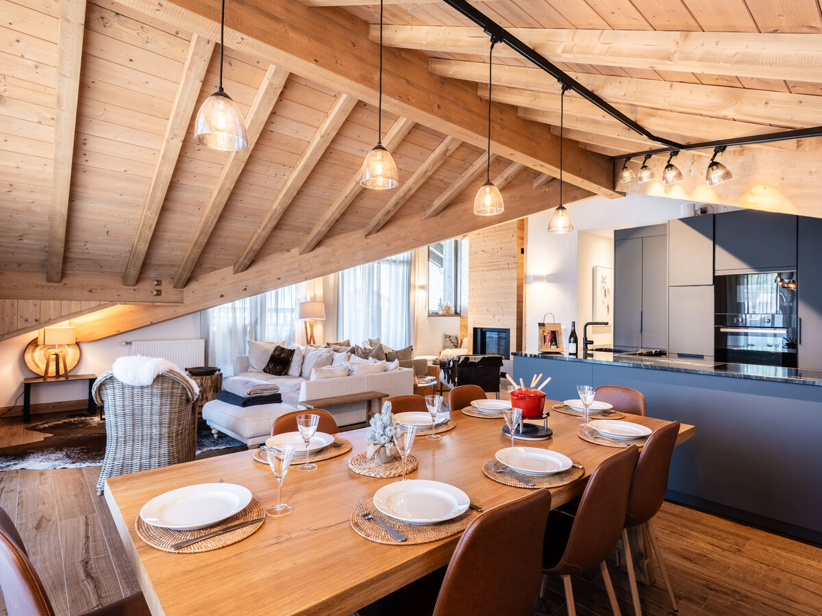T4 neuf à Plagne Montalbert, 153m², cheminée & terrasse - Photo 1