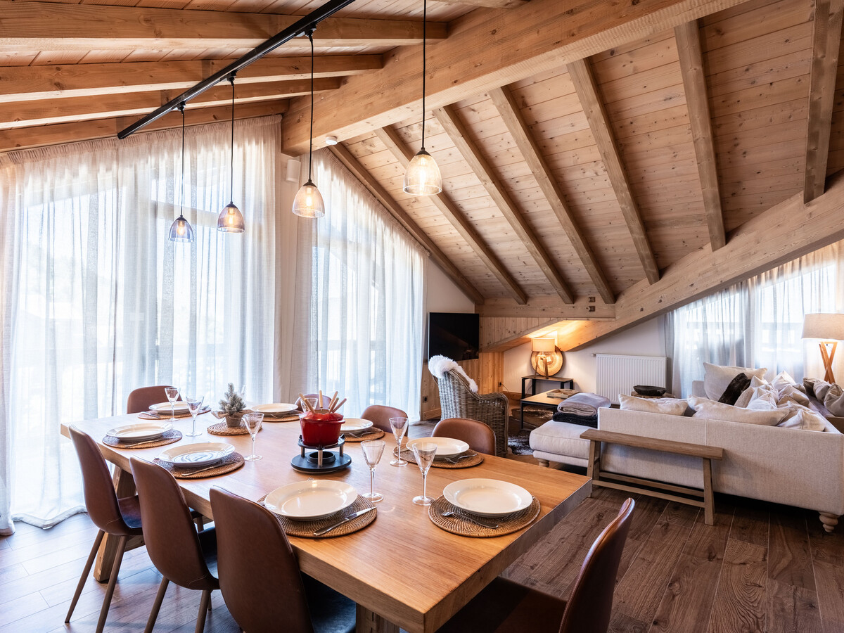T4 neuf à Plagne Montalbert, 153m², cheminée & terrasse - Photo 2