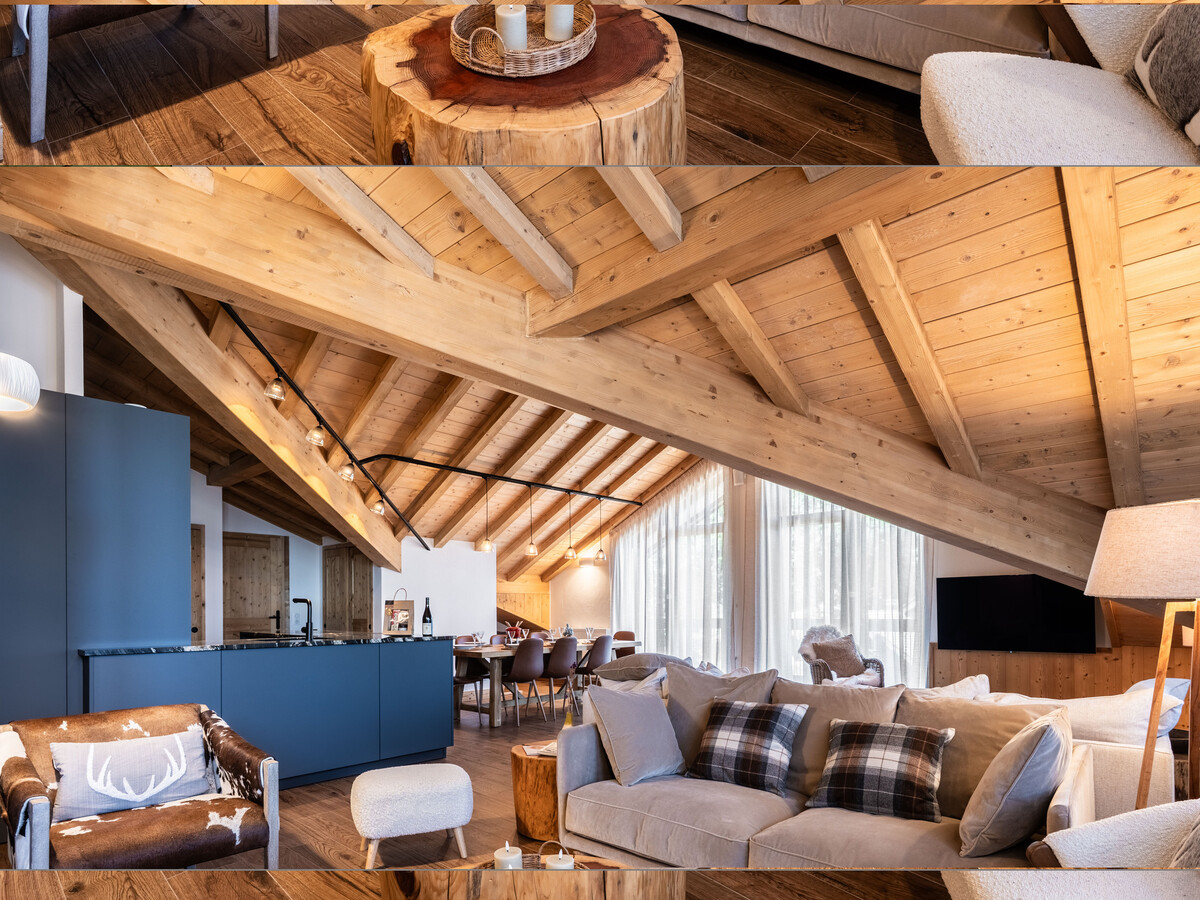 T4 neuf à Plagne Montalbert, 153m², cheminée & terrasse - Photo 6