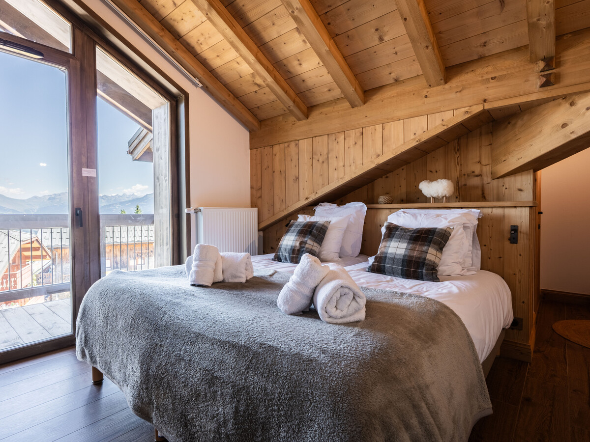 T4 neuf à Plagne Montalbert, 153m², cheminée & terrasse - Photo 11