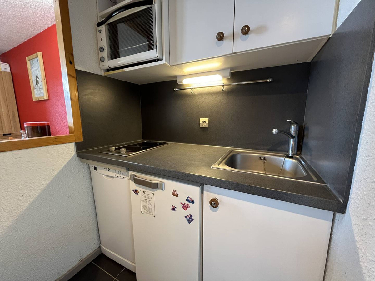 Studio rénové de 26 m² pour 4 pers avec balcon, accès pistes, animaux admis - Vallandry - Photo 4