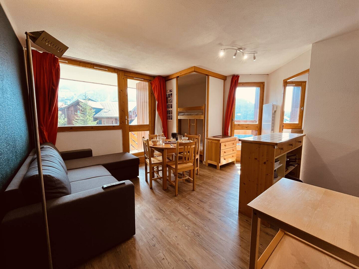 Vallandry: Apt 2 pièces 34m², 4 pers, proche pistes et centre, casier à skis - Photo 6