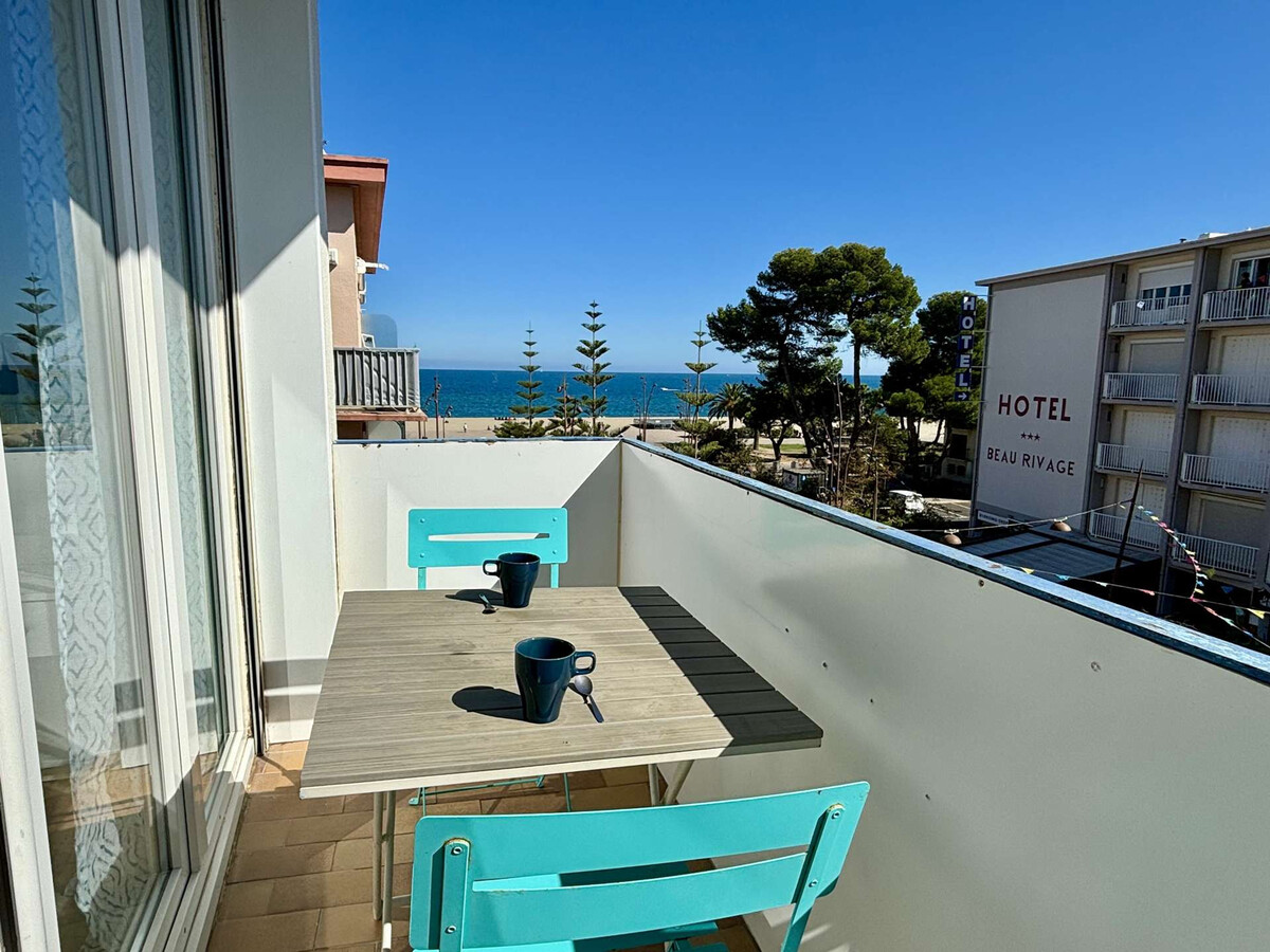 Appart 2 pièces plage à 100m, balcon vue mer, clim - Photo 2