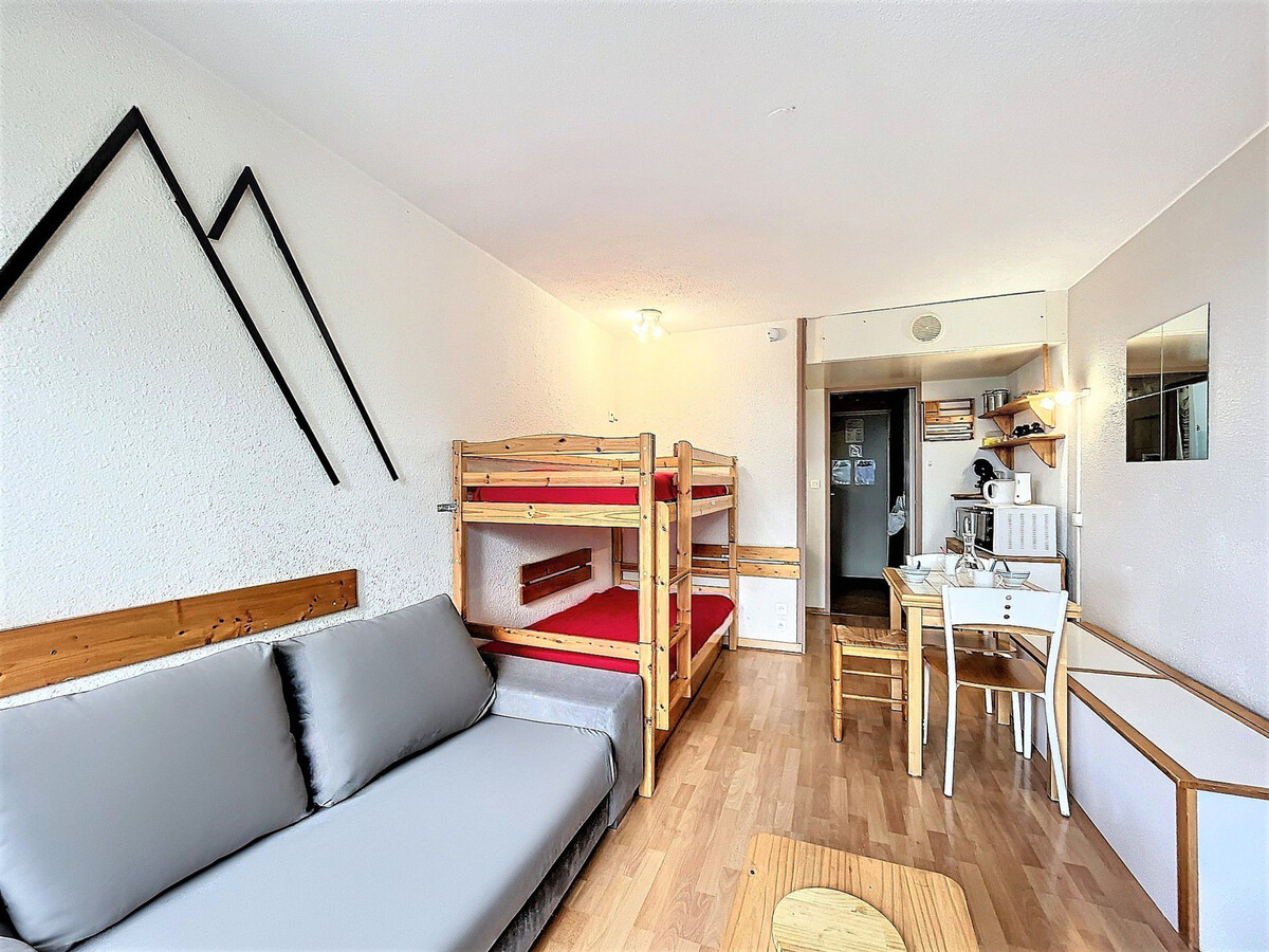 Studio 21m² skis aux pieds, piscine chauffée incluse - Photo 5
